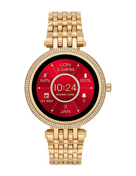 michael kors darci gen 5e display smartwatch mkt5127|Michael Kors Darci Gen 5E Display MKT5127 Gold/Gold.